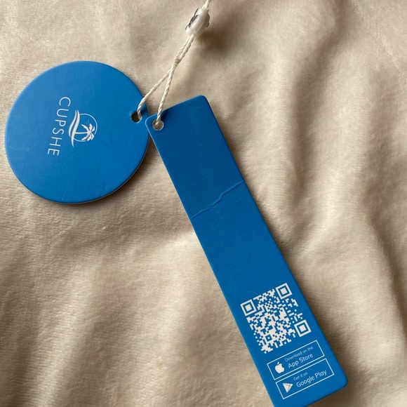 Cupshe Floral Bikini Top Pink Orange Teal Twist Front – Size Small NWT - Picture 5 of 12